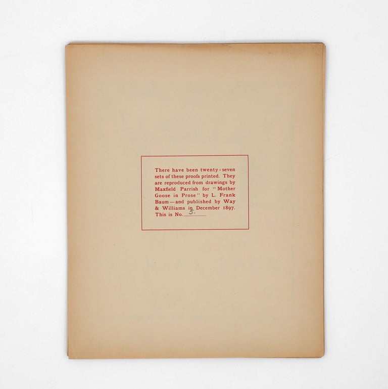 Proofs of the Illustrations by... for "Mother Goose in Prose" By L. Frank Baum