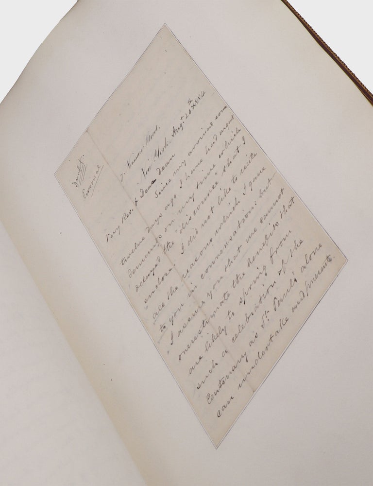 A.D. 1784-1884. The Seabury Centennial Held at St. Paul&rsquo;s Cathedral London the Fourteenth Day of November. Memoir with the original Correspondence and other Proof