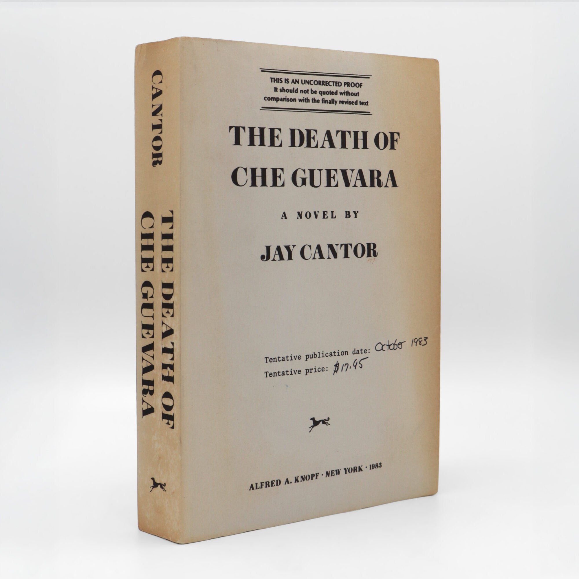 The Death of Che Guevara - Thomas Pynchon, Jay Cantor - Uncorrected Proof