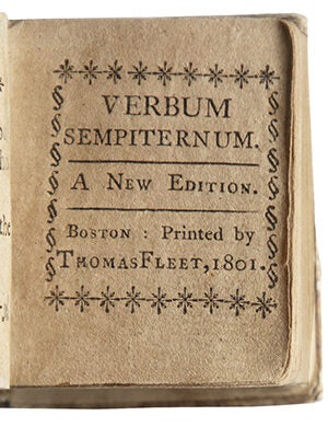 Verbum Sempiternum. A New Edition [and:] Salvator Mundi. Thirteenth Edition, with Amendments