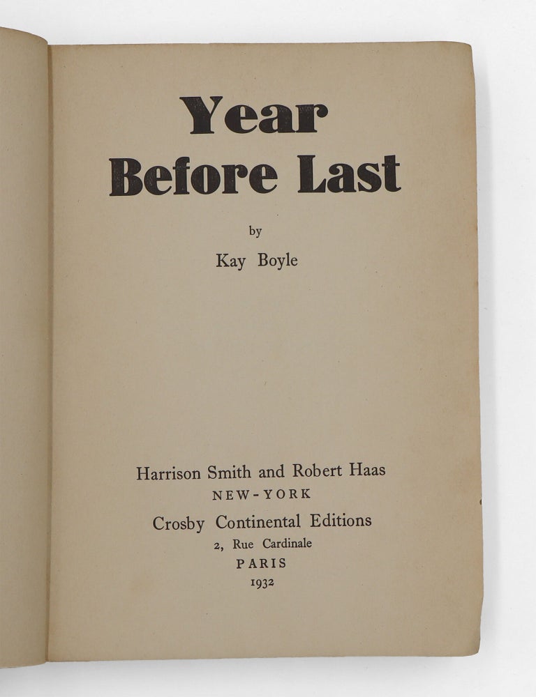 Year Before Last