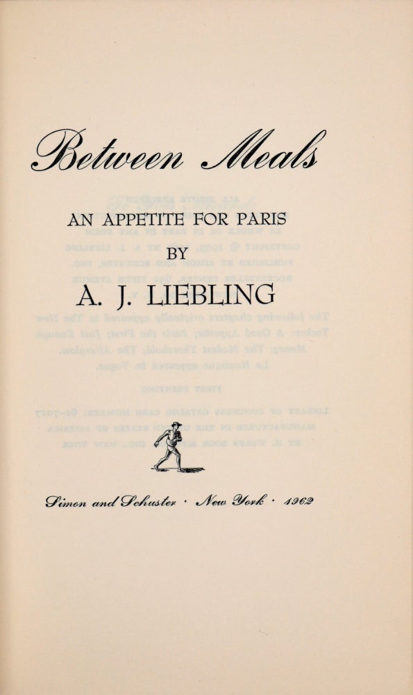 Between Meals. An Appetite for Paris (2/2)
