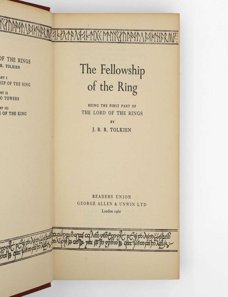 The Lord of the Rings: The Fellowship of the Ring, The Two Towers, & The Return of the King