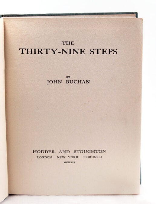 The Thirty-Nine Steps