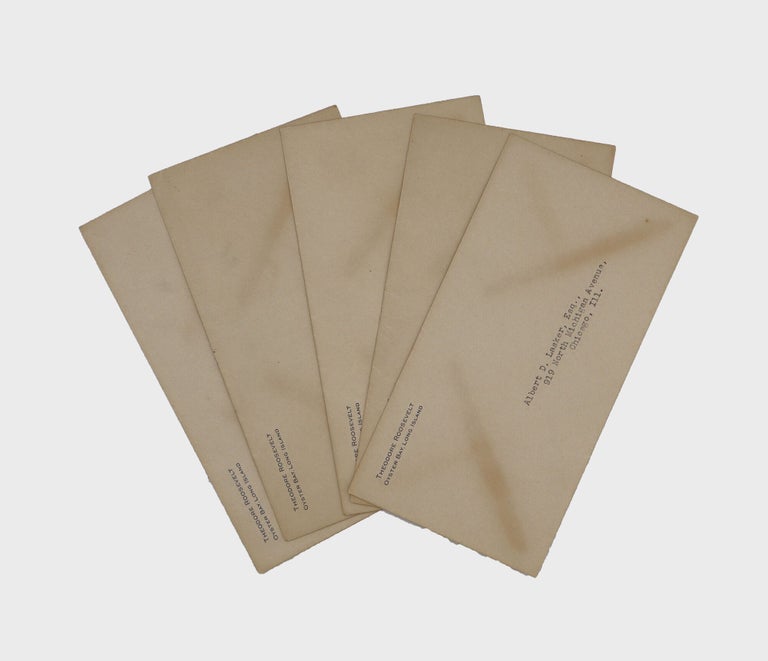 Collection of 6 typed letters, signed (“Theodore Roosevelt” or “Ted”) from Theodore Roosevelt III, introductions and testimonials for his friend Francis Kettaneh