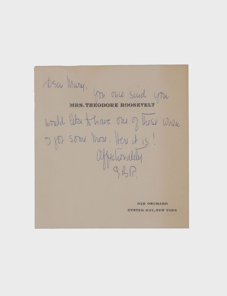 Collection of 6 typed letters, signed (&ldquo;Theodore Roosevelt&rdquo; or &ldquo;Ted&rdquo;) from Theodore Roosevelt III, introductions and testimonials for his friend Francis Kettaneh