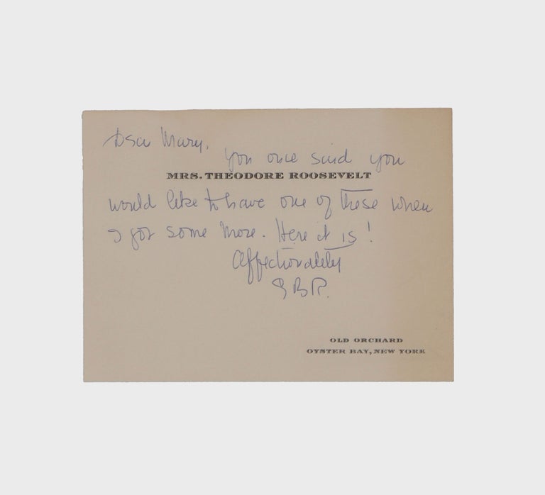 Collection of 6 typed letters, signed (“Theodore Roosevelt” or “Ted”) from Theodore Roosevelt III, introductions and testimonials for his friend Francis Kettaneh
