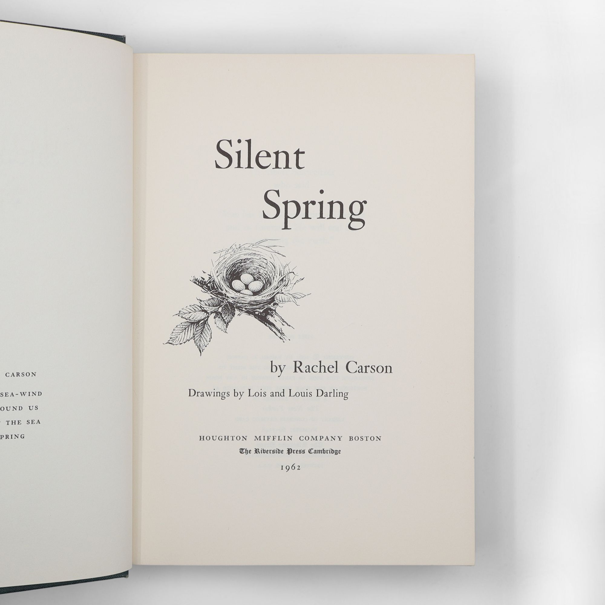 Silcent Spring Silent Spring - Rachel Carson - First edition