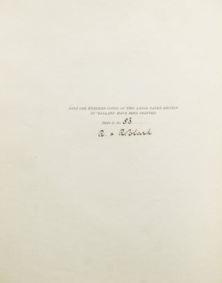 Item #37457 Ballads. Robert Louis Stevenson