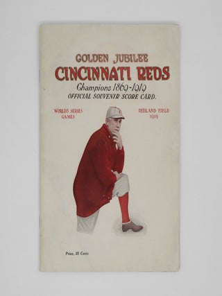 Item #374962 Golden Jubilee Cincinnati Reds Champions 1869-1919. Official Souvenir Score Card....