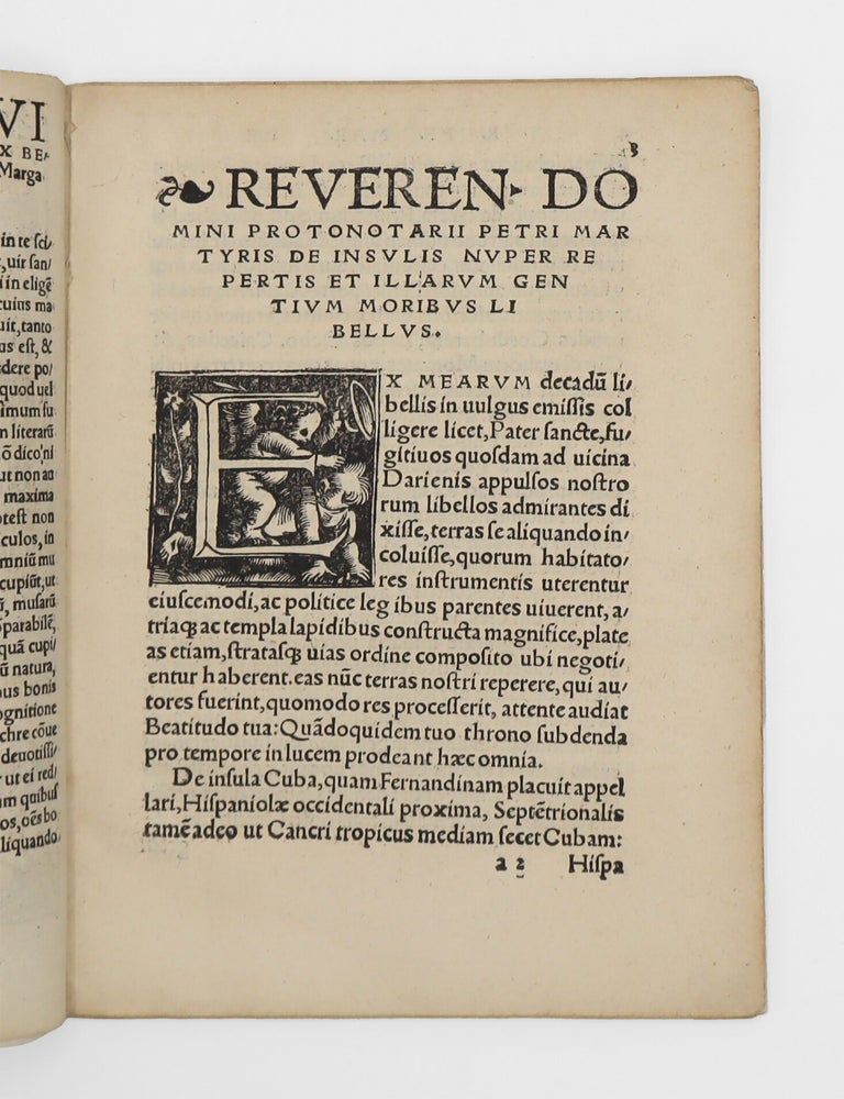 De nuper sub D. Carolo Repertis insulis, simulatque incolarum moribus...Enchiridion (2/2)