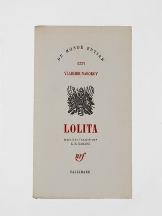 Item #375013 Lolita. Traduit de l'anglais par E. H. Kahane. Vladimir Nabokov