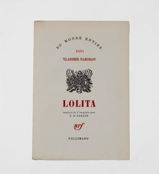 Item #375013 Lolita. Traduit de l'anglais par E. H. Kahane. Vladimir Nabokov