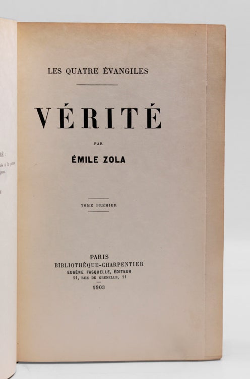 Les quatre evangiles. Vérité