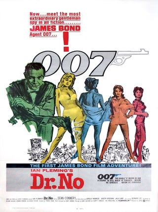Item #375108 Poster for "Dr. No" (American version). Ian Fleming