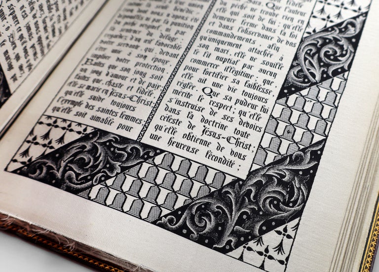 Livre de prières tissé d'après les enluminures des manuscrits du XIVe au XVIe siècle