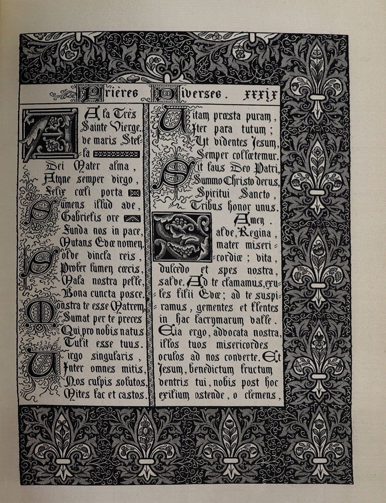Livre de prières tissé d'après les enluminures des manuscrits du XIVe au XVIe siècle