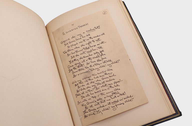 A Few Neighbor-Children. [Autograph Manuscript, signed (6/7)