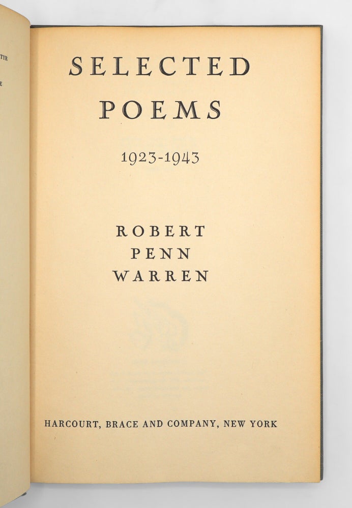 Selected Poems 1923-1943