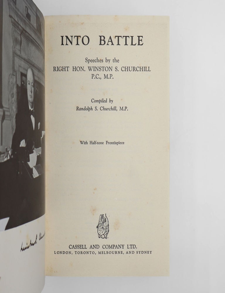 Collection of His Speeches: Into Battle, The Unrelenting Struggle, The End of the Beginning, Onwards to Victory, The Dawn of Liberation, Secret Session Speeches, Victory, The Sinews of Peace, Europe Unite, In the Balance, Stemming the Tide, The Unwritten Alliance