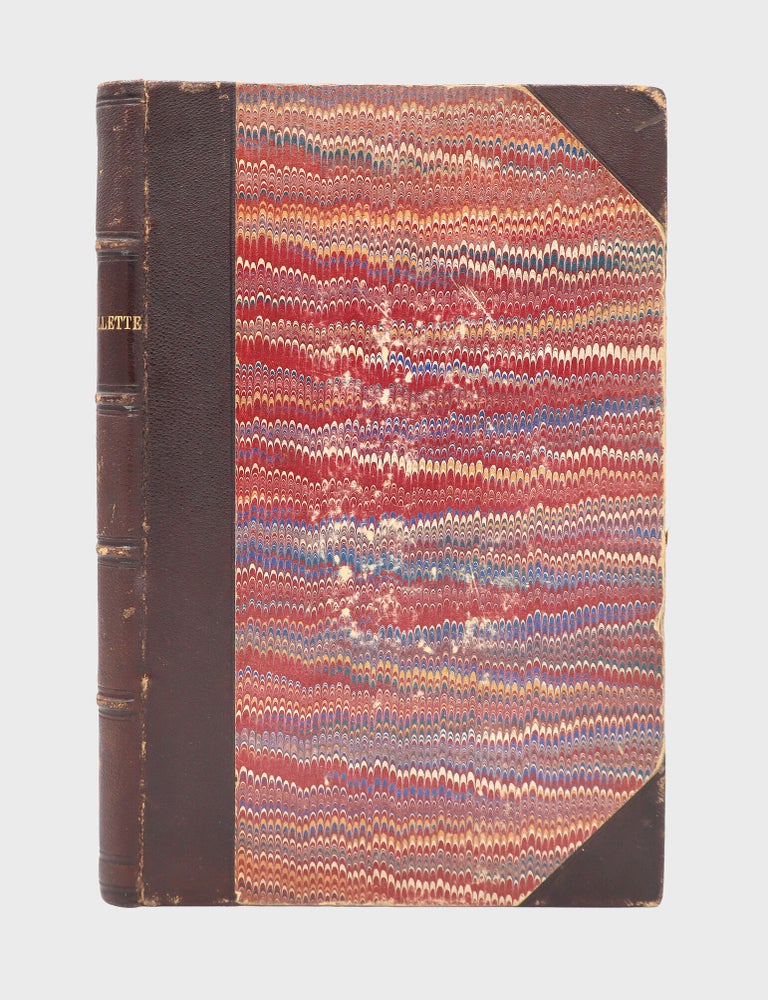 Item #375451 Villette by Currer Belll. Author of "Jane Eyre," "Shirley," &c. Charlotte Bront&euml;.