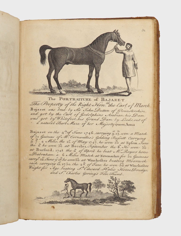 The Sportsman’s Pocket Companion, being a striking likeness or portraiture of the most eminent race horses and stallions, that ever were in this kingdom, represented in variety of attitudes … Drawn by James Roberts and engraved by Henry Roberts