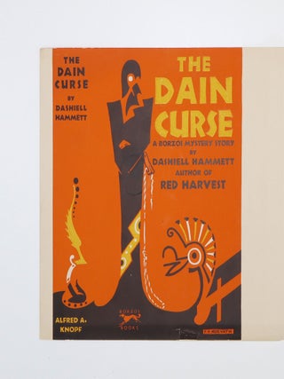 Item #376184 The Dain Curse (Publisher's Trial Dust Jacket for the First Edition). Dashiell...