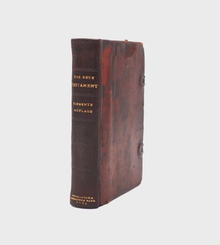 Item #376212 Das Neue Testament unsers Herrn Jesu Christi. Bible in German
