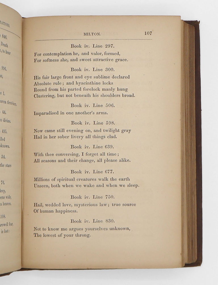 A Collection of Familiar Quotations, with Complete Indices of Authors and Subjects