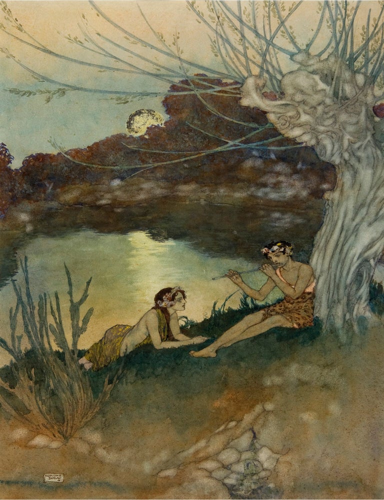 Item #376452 The Tempest, Act III, Scene 3 (Caliban: &ldquo;Sounds and sweet airs that give delight & hurt not&rdquo;). Edmund Dulac.