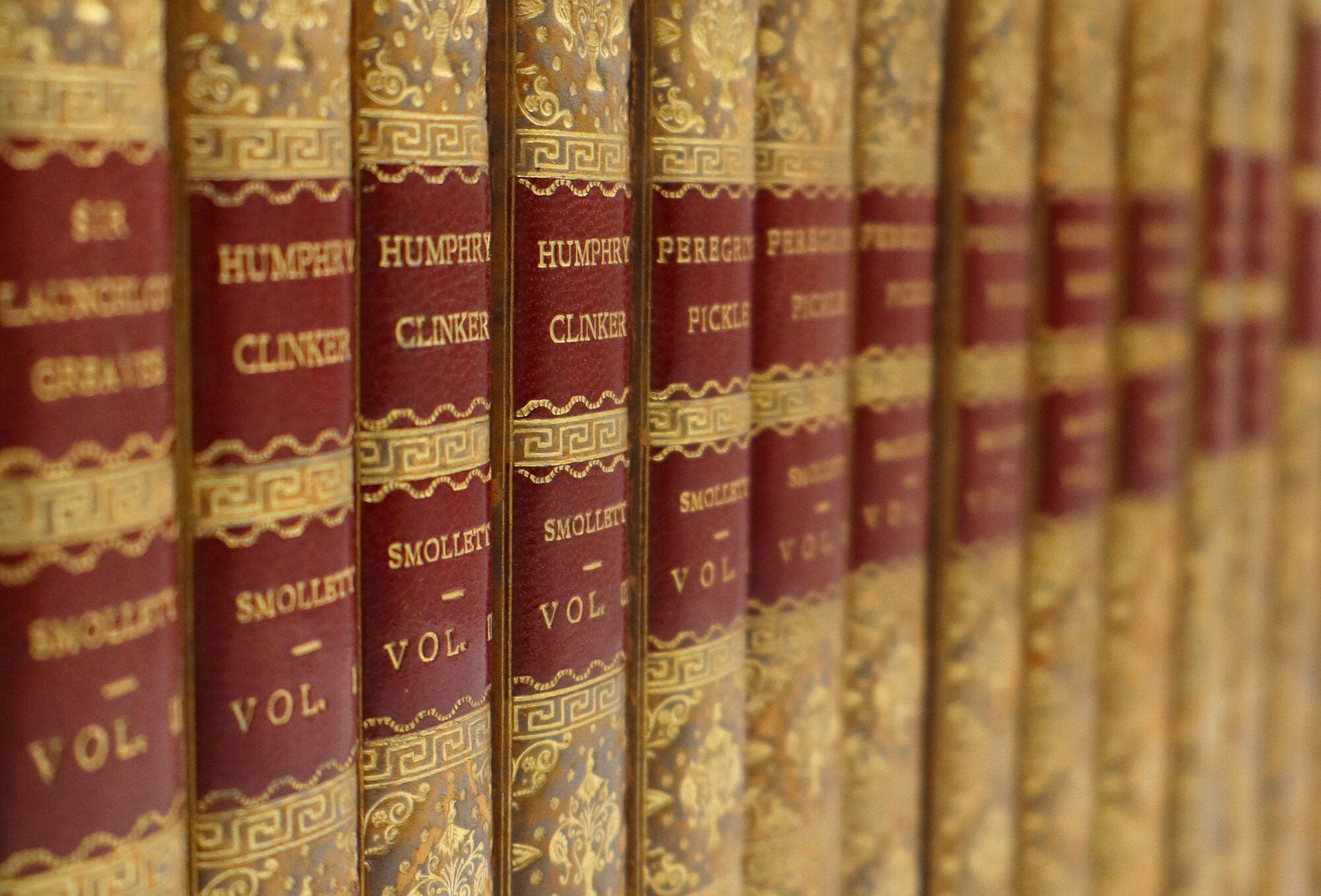Collection of First Editions of His Works, Uniformly Bound - Tobias ...