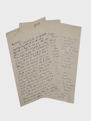 Item #376490 Autograph Letter, Signed "Ike" to his wife Mamie. Dwight D. Eisenhower