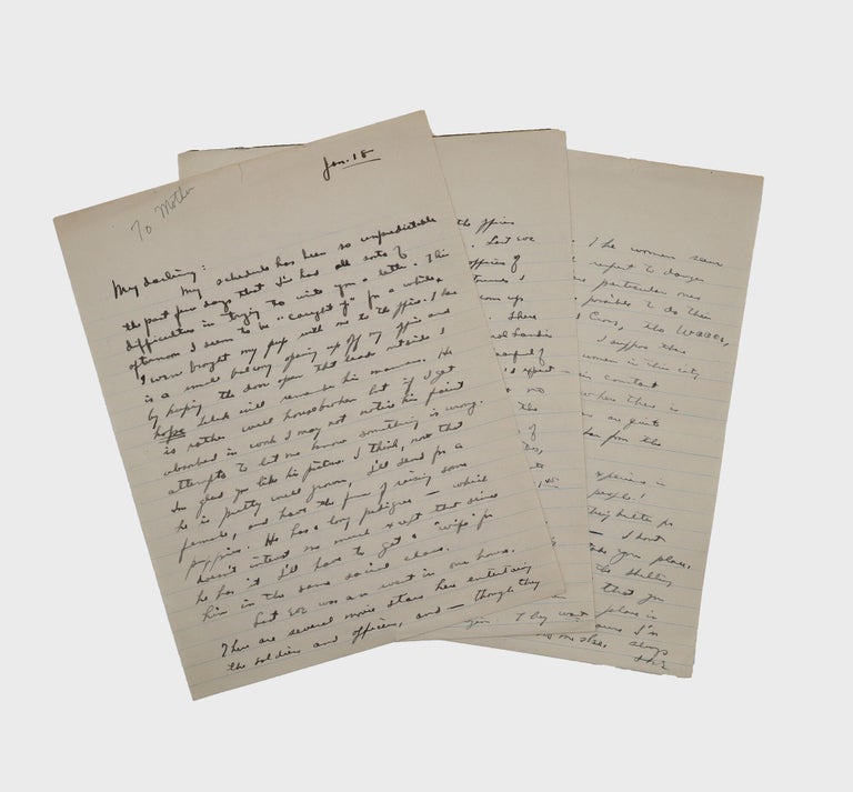 Autograph Letter, Signed "Ike" to his wife Mamie