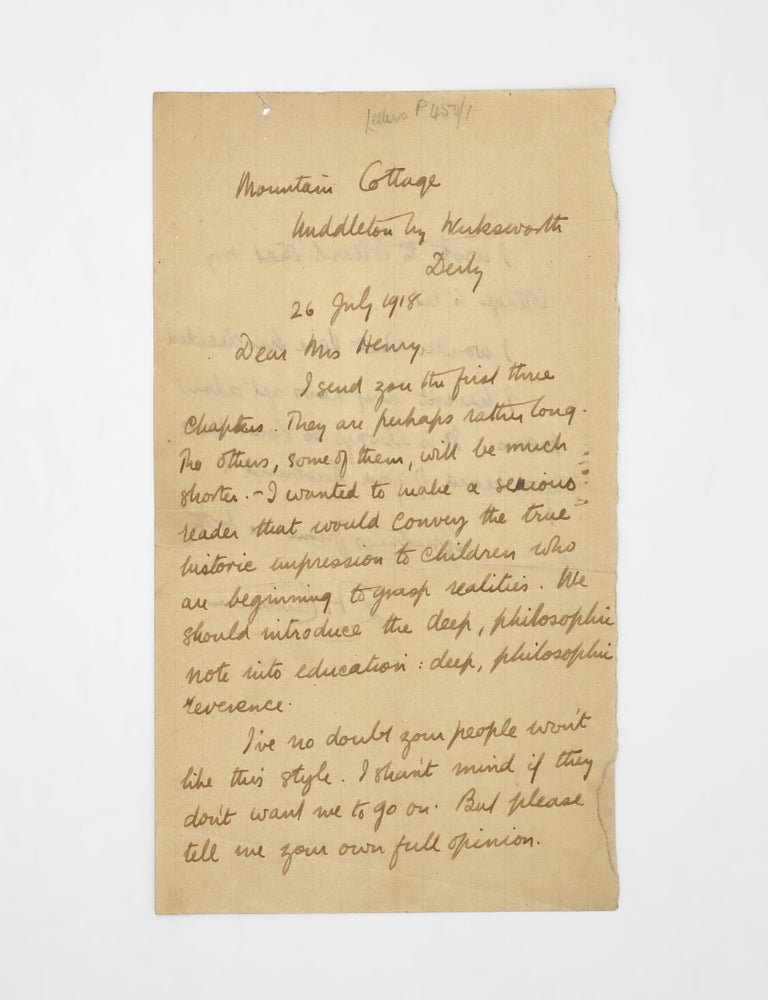Autograph Letter, Signed, to Nancy Henry