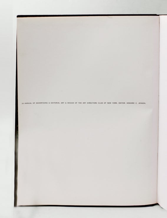 39 Annual of Advertising & Editorial Art & Design of the Art Director's Club of New York