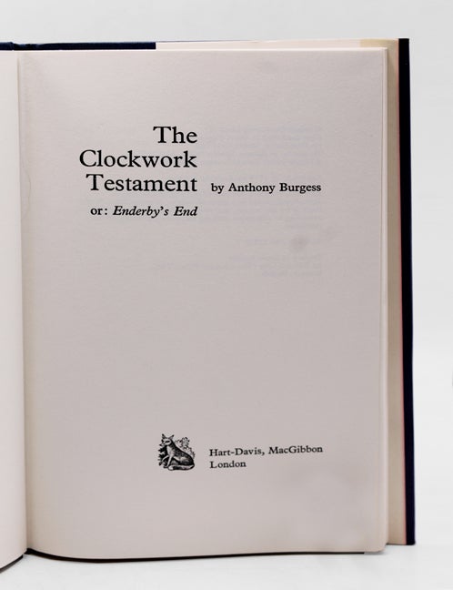 The Clockwork Testament or: Enderby's End