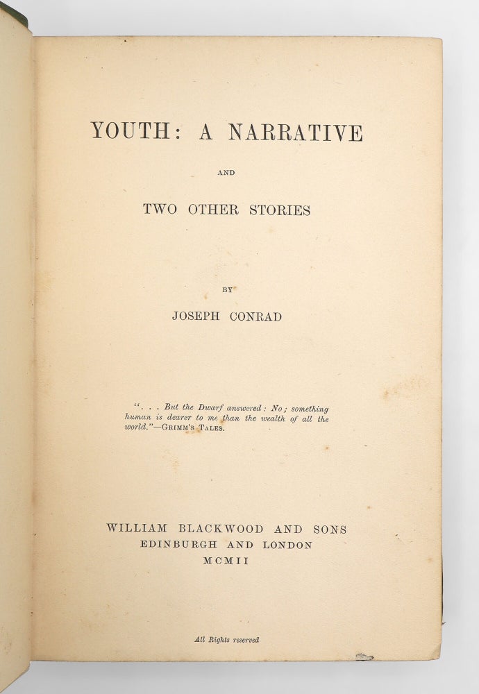 Youth: A Narrative and Two Other Stories (2/2)