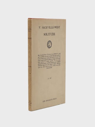 Item #377812 Solitude. Vita Sackville-West