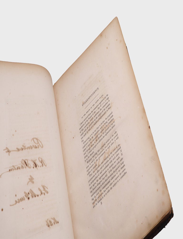 Selections from the Private Correspondence of James Madison, from 1813 to 1836. Published by J.C. McGuire Exclusively for Private Distribution
