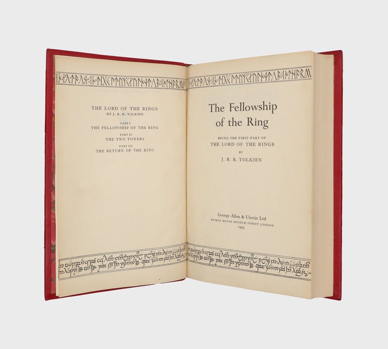 The Lord of the Rings. Part One: The Fellowship of the Ring; Part Two: The Two Towers; Part Three: The Return of the King