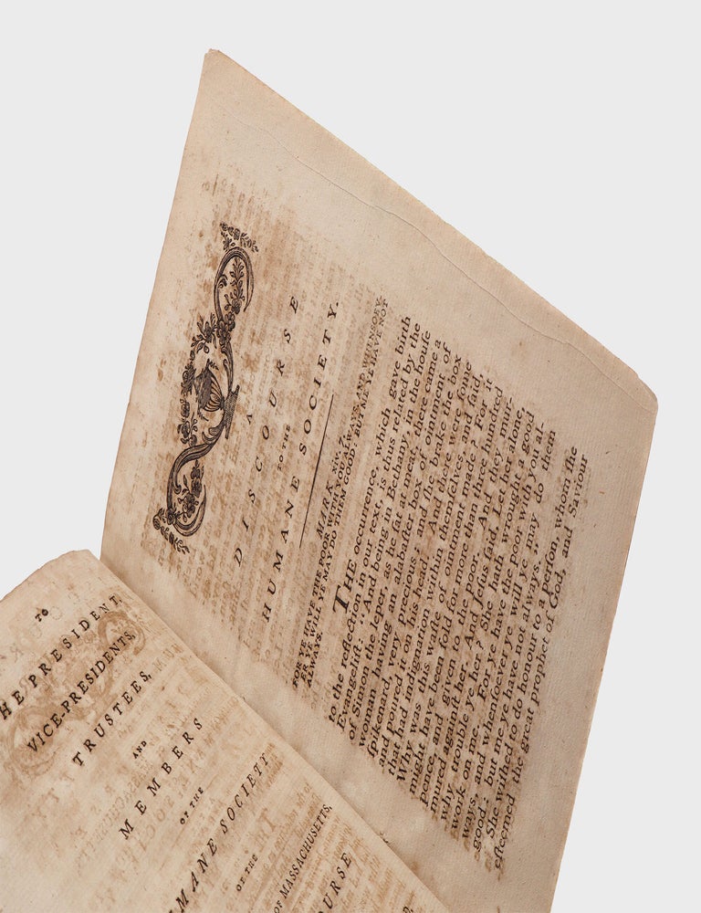 A Discourse, delivered before the Humane Society of the Commonwealth of Massachusetts, at the semiannual meeting, June 10, 1794