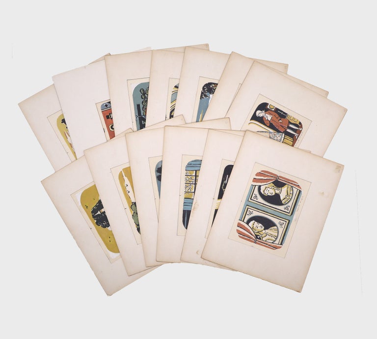27 original gouache illustrations for the Limited Editions Club publication of Hawthorne's TWICE TOLD TALES