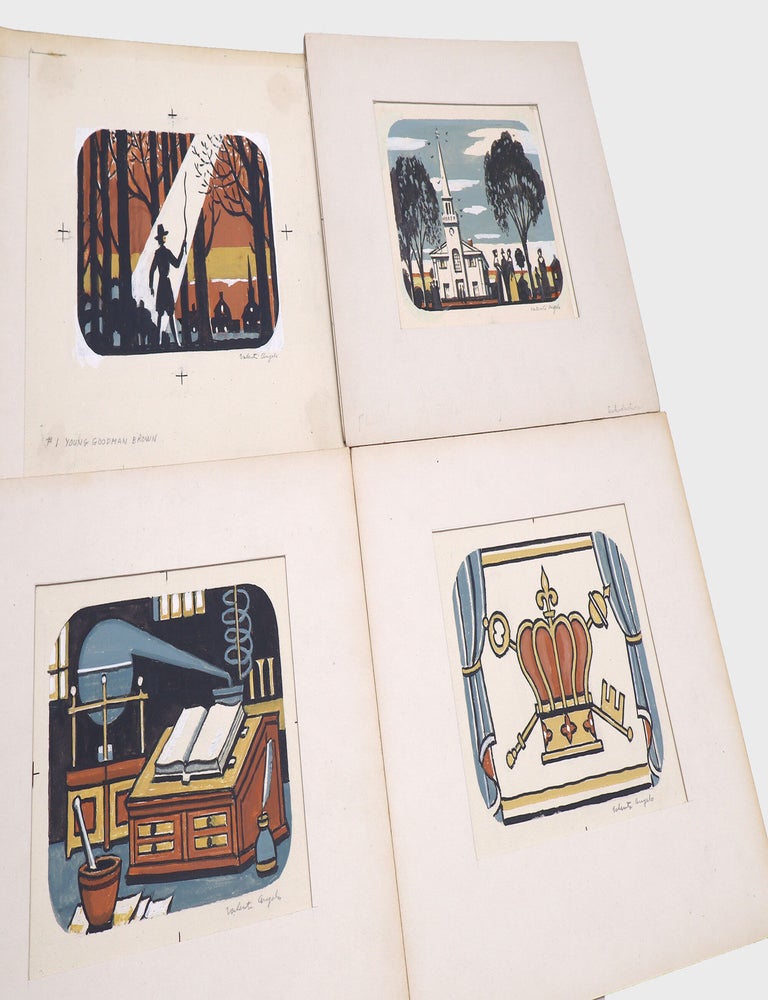 27 original gouache illustrations for the Limited Editions Club publication of Hawthorne's TWICE TOLD TALES