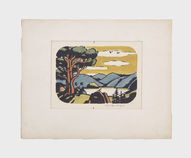 27 original gouache illustrations for the Limited Editions Club publication of Hawthorne's TWICE TOLD TALES