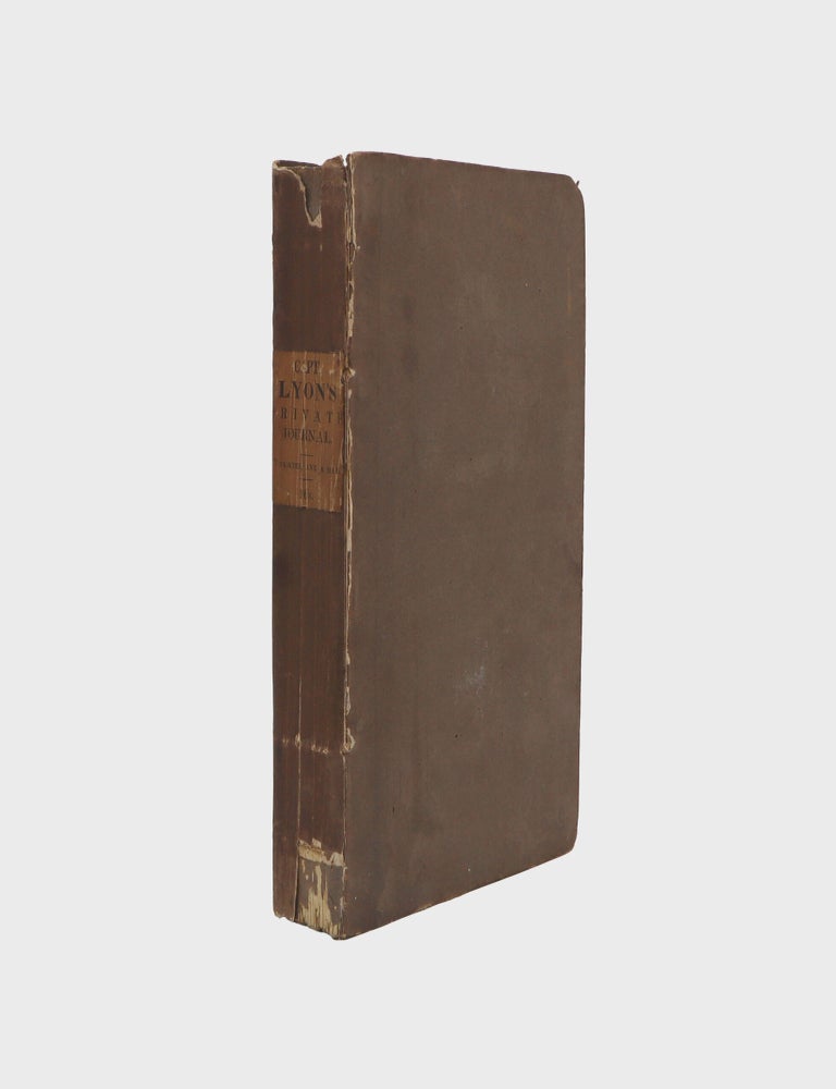 The Private Journal of Captain G. F. Lyon, of H.M.S. Hecla, during the Recent Voyage of Discovery under Captain Parry