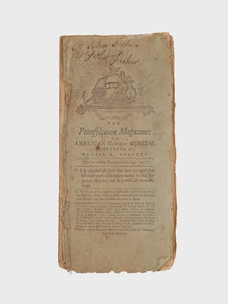 The Pennsylvania Magazine: or, American Monthly Museum. For October, 1775
