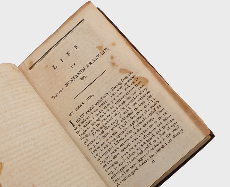 The Works of the Late Dr. Benjamin Franklin, consisting of his life written by himself, together with Essays, humorous, moral & literary, chiefly in the Manner of the Specatator