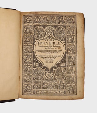Item #378216 The Holy Bible, containing the Old Testament, and the New [bound with 4...