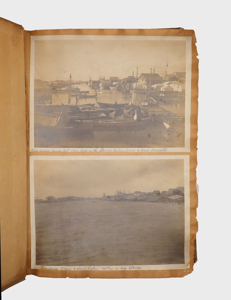 [Album of photographs of Nome during the Gold Rush, assembled by John Lewis Beau (1863-1927), owner and operator of the Beau Mercantile Company]