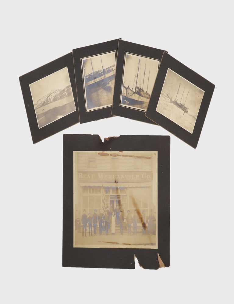 [Album of photographs of Nome during the Gold Rush, assembled by John Lewis Beau (1863-1927), owner and operator of the Beau Mercantile Company]